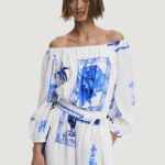 Tutina Desigual JUMPSUIT_TÁMESIS Bianco - Foto 2