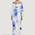 Tutina Desigual JUMPSUIT_TÁMESIS Bianco - Foto 4