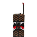 Valigia Sprayground PEEKING CHARACTER CHECK CARRY ON LUGGAGE Marrone - Foto 2