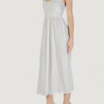 Vestito lungo Vero Moda Vmpanna 7/8 Singlet Jrs Bianco - Foto 3