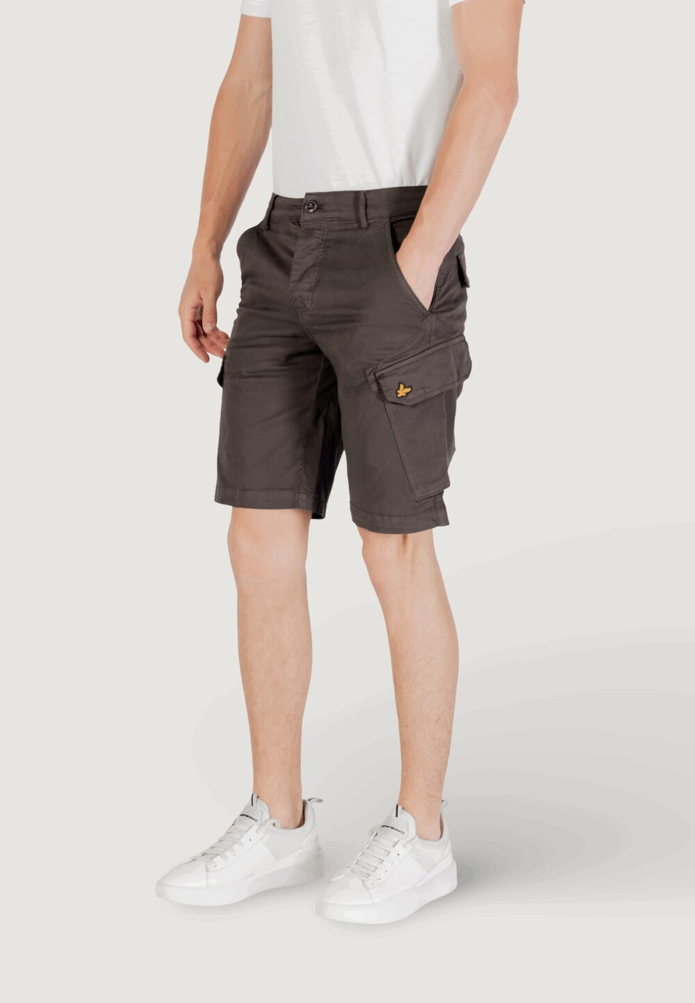 Bermuda Lyle & Scott Wembley Cargo Short Antracite - Foto 2