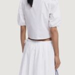 Blusa manica corta Desigual BLUS EMBRO Bianco - Foto 5