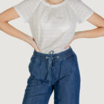 Blusa manica corta Street One SOL_allover shiffley Bianco - Foto 1