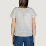 Blusa manica corta Street One SOL_allover shiffley Bianco - Foto 4