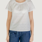 Blusa manica corta Street One SOL_allover shiffley Bianco - Foto 5