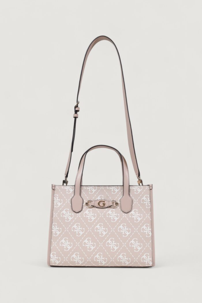 Borsa Guess IZZY TOP ZIP SHOULDER Rosa Cipria – HWOQ86 54220