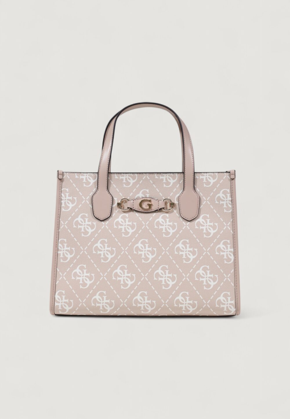 Borsa Guess IZZY TOP ZIP SHOULDER Rosa Cipria - Foto 2