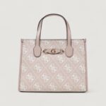 Borsa Guess IZZY TOP ZIP SHOULDER Rosa Cipria - Foto 2