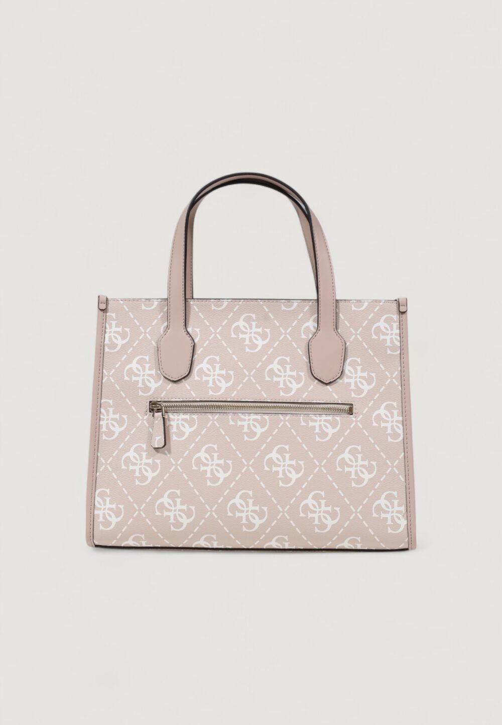 Borsa Guess IZZY TOP ZIP SHOULDER Rosa Cipria - Foto 5