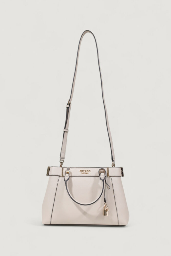 Borsa Guess ANADELA 3 COMP SATCHEL Taupe
