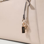 Borsa Guess ANADELA 3 COMP SATCHEL Taupe - Foto 5