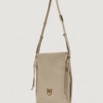Borsa Pinko SLOUCHY CLASSIC BAG VITELLO Beige - Foto 3