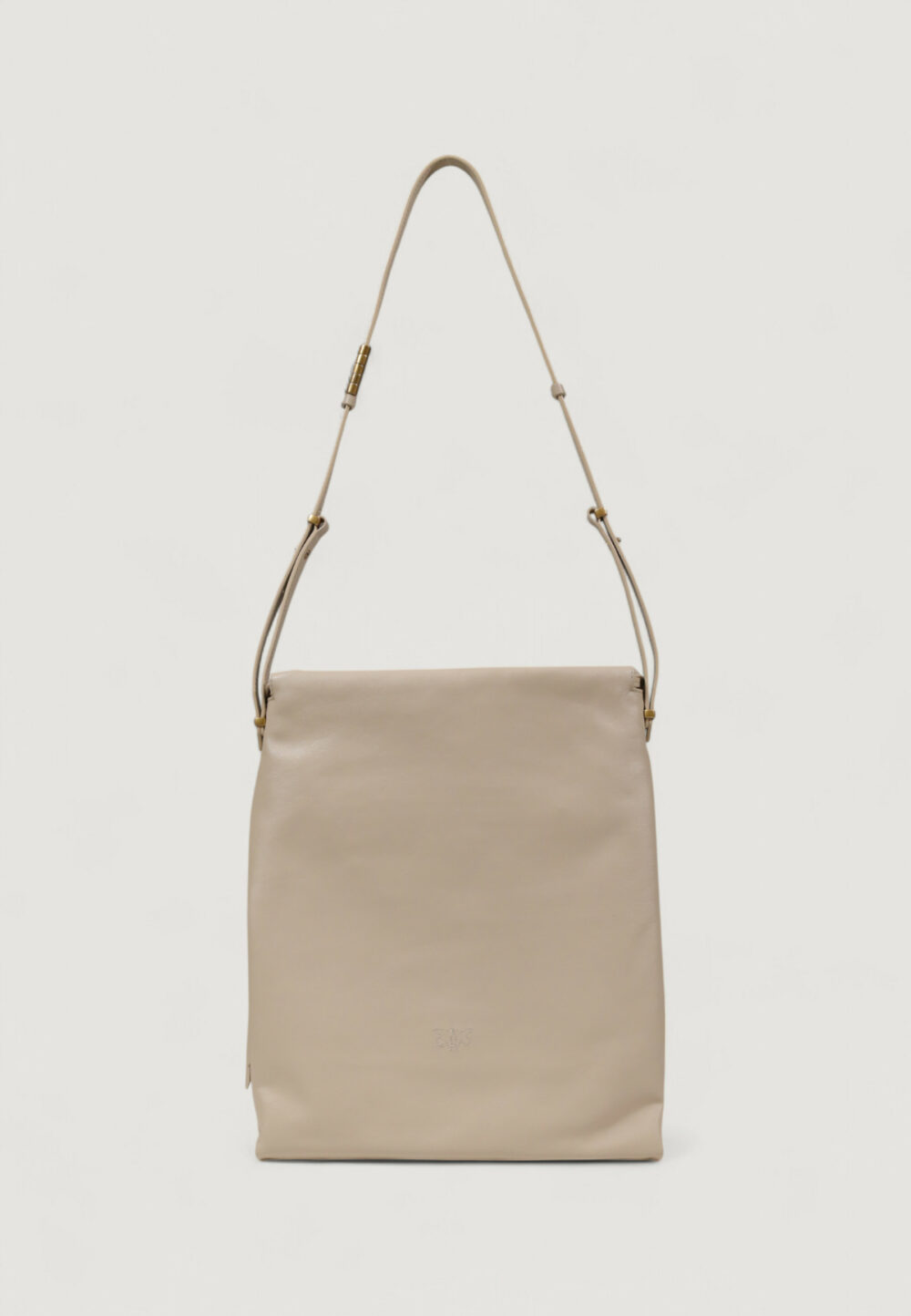 Borsa Pinko SLOUCHY CLASSIC BAG VITELLO Beige - Foto 4