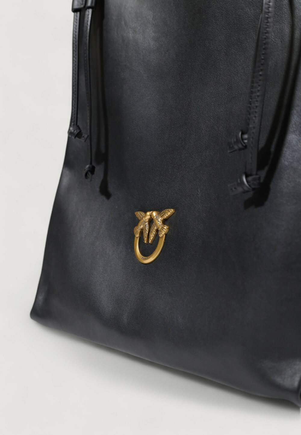 Borsa Pinko SLOUCHY CLASSIC BAG VITELLO Nero - Foto 2