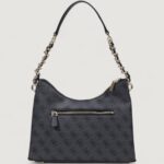 Borsa Guess IZZY TOP ZIP SHOULDER BAG Antracite - Foto 4