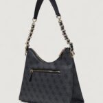 Borsa Guess IZZY TOP ZIP SHOULDER BAG Antracite - Foto 5
