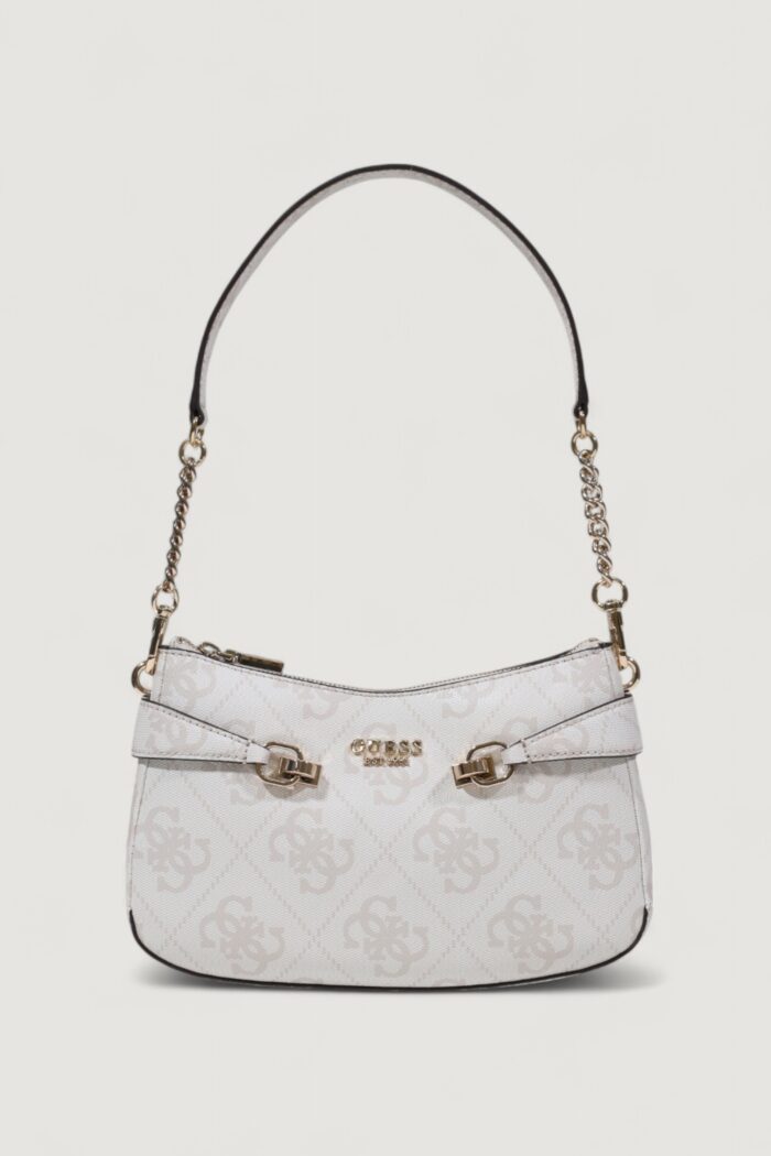 Borsa Guess LORELEI TOP ZIP SHOULDER BAG Avorio – HWOS96 39180