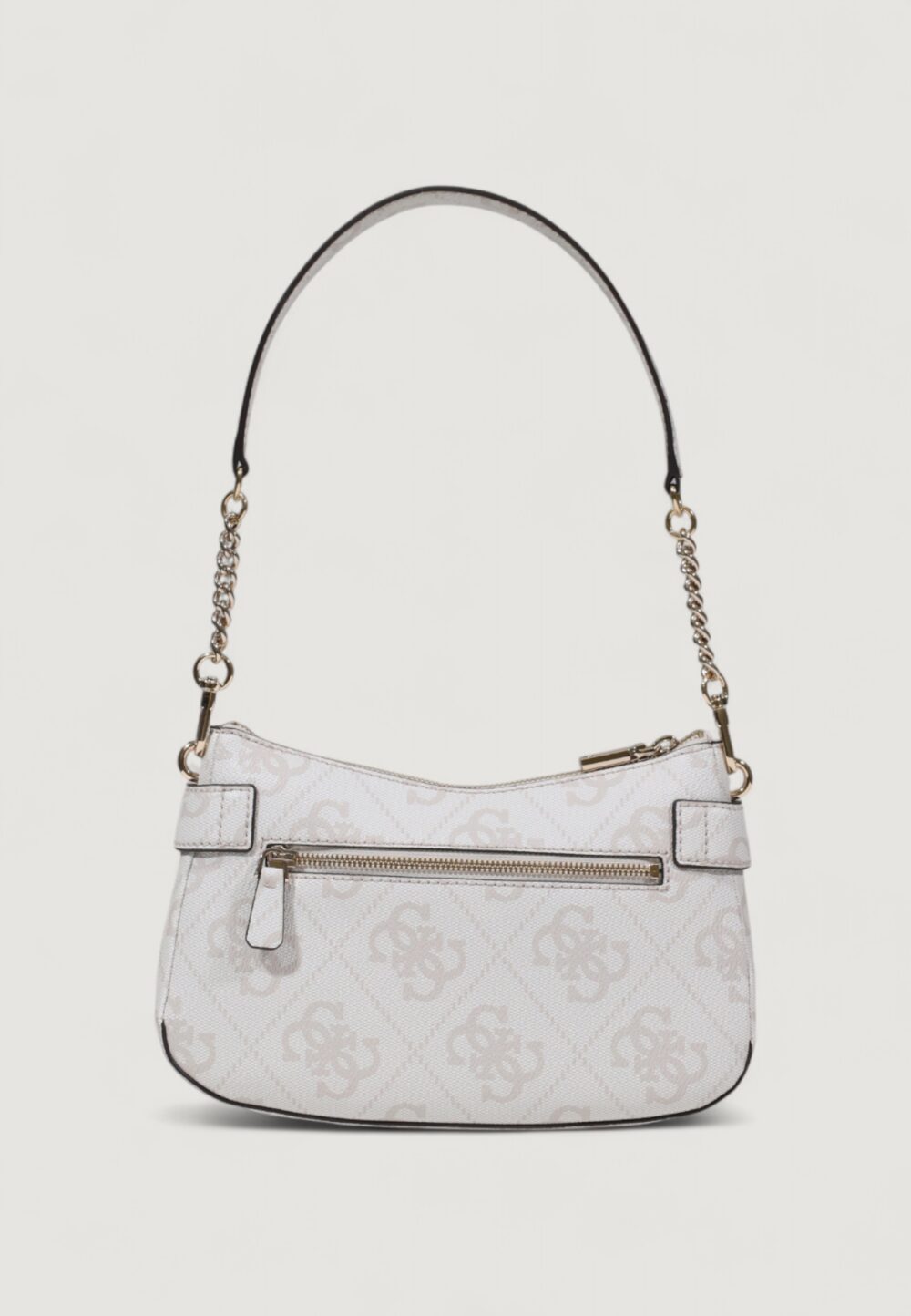 Borsa Guess LORELEI TOP ZIP SHOULDER BAG Avorio - Foto 4