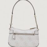 Borsa Guess LORELEI TOP ZIP SHOULDER BAG Avorio - Foto 4