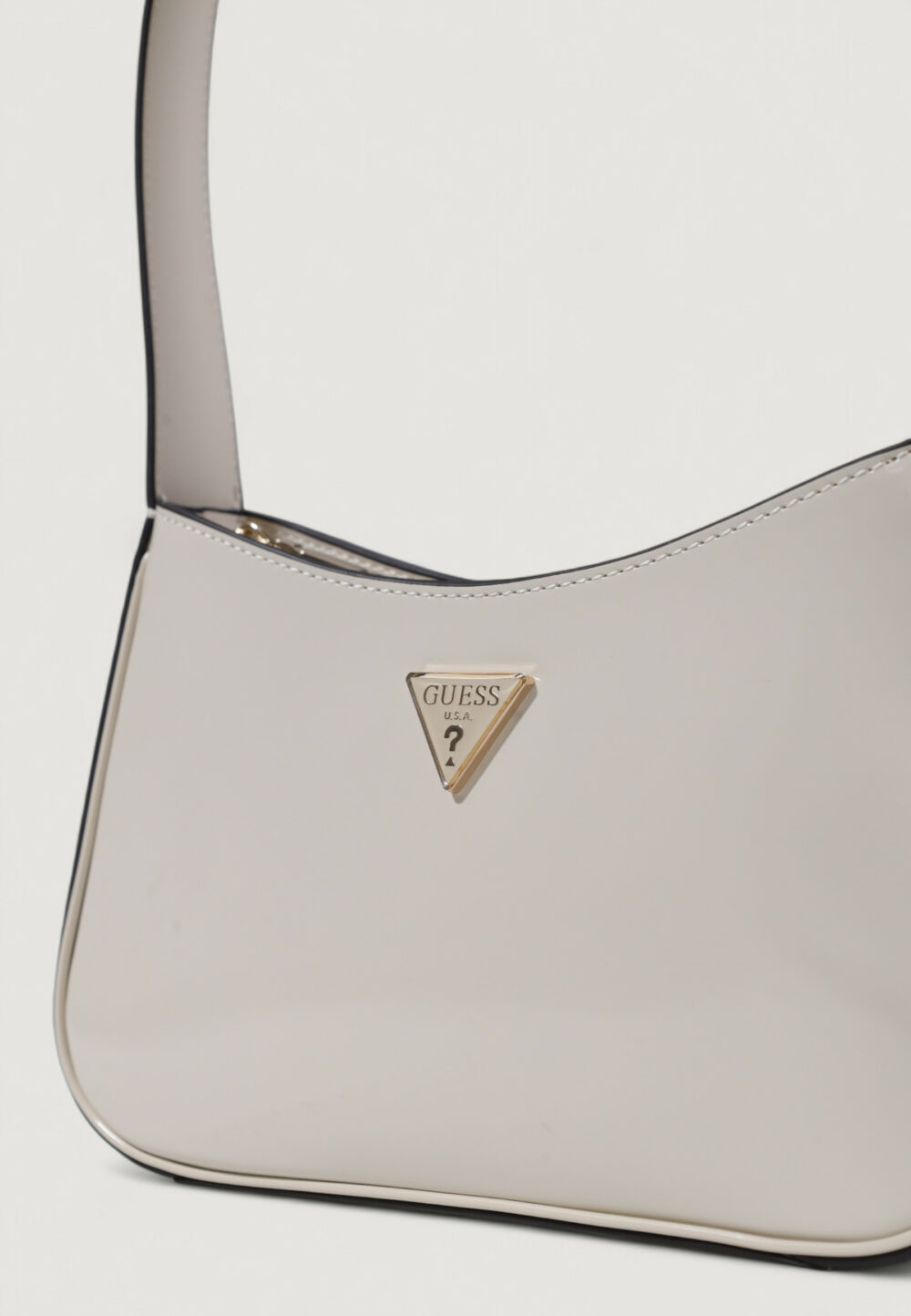 Borsa Guess ARNELA TOP ZIP SHOULDER BAG Beige chiaro - Foto 2