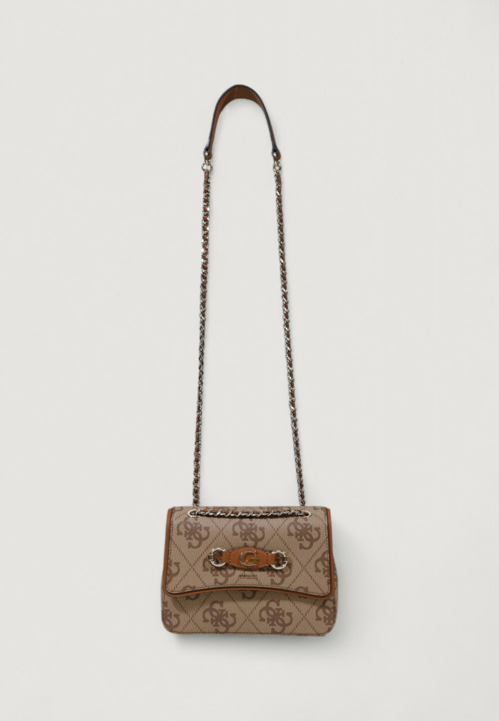 Borsa Guess IZZY TOP ZIP SHOULDER Beige scuro - Foto 1
