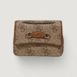 Borsa Guess IZZY TOP ZIP SHOULDER Beige scuro - Foto 2