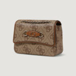 Borsa Guess IZZY TOP ZIP SHOULDER Beige scuro - Foto 4