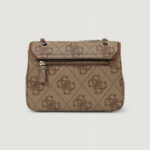 Borsa Guess IZZY TOP ZIP SHOULDER Beige scuro - Foto 5