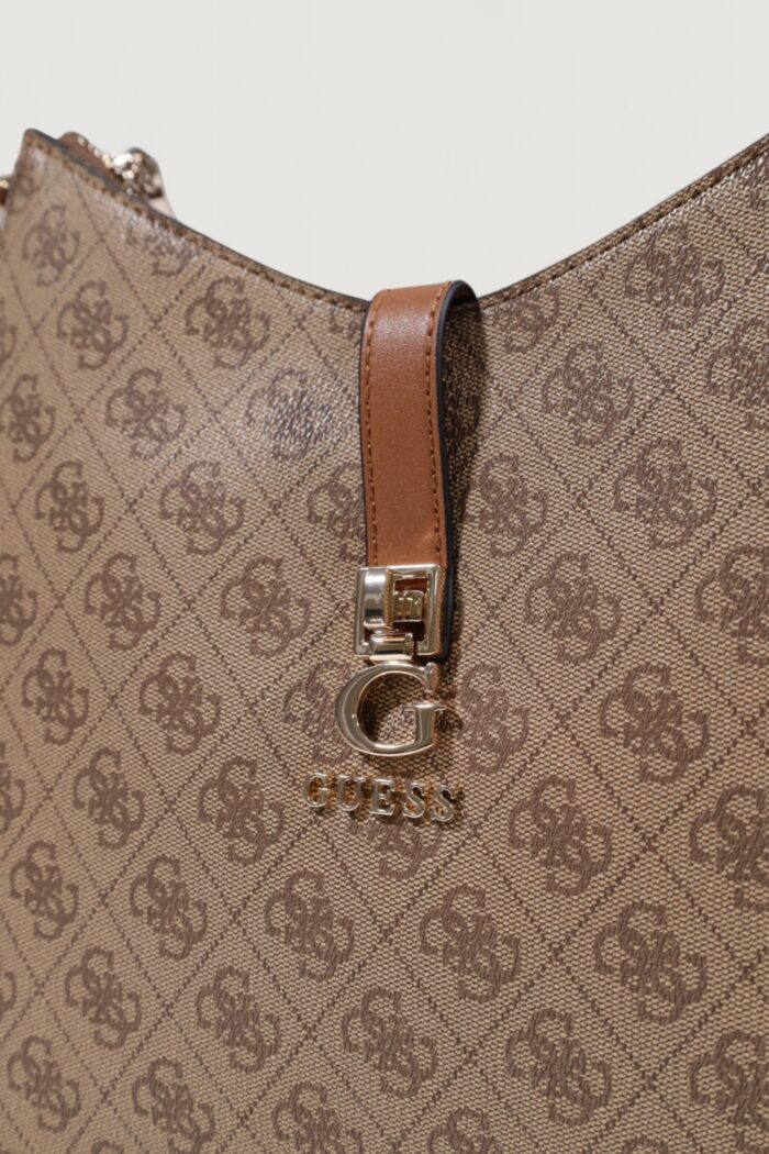Borsa Guess ZAMIRA HOBO SHOULDER Beige scuro – HWSG96 29020