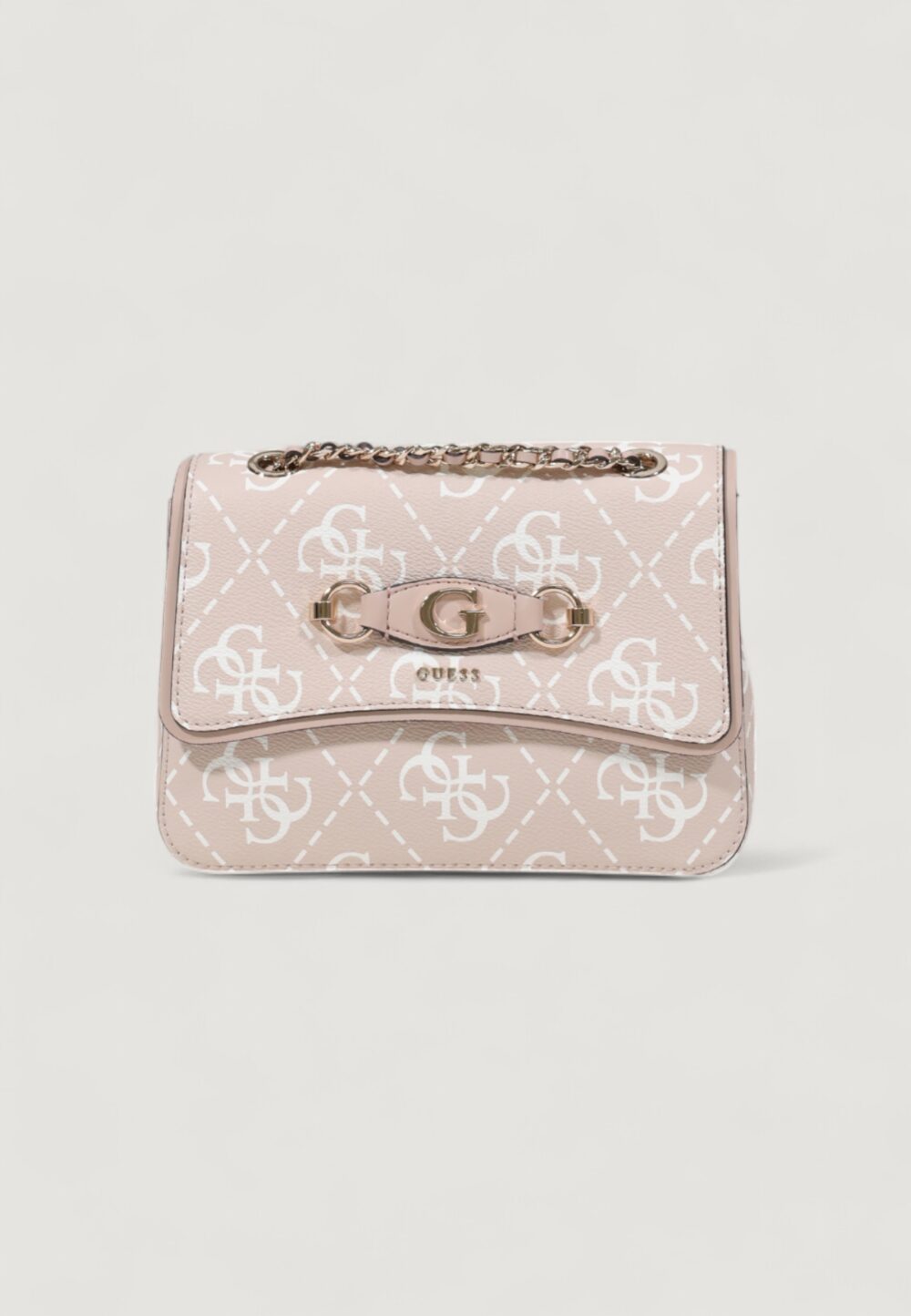 Borsa Guess IZZY TOP ZIP SHOULDER Rosa Cipria - Foto 2