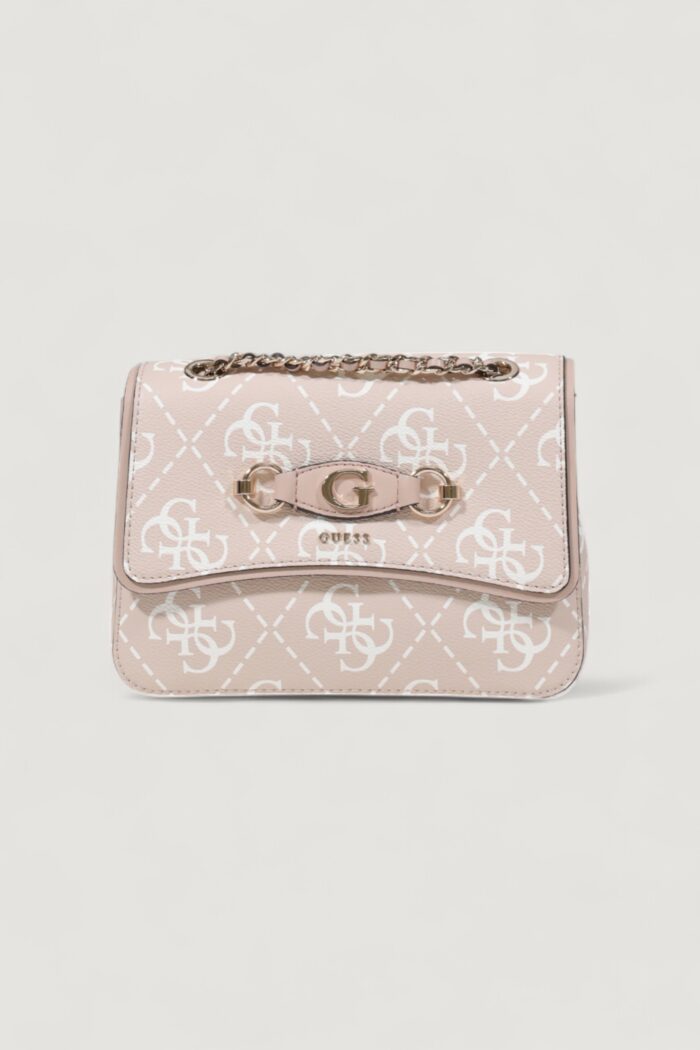 Borsa Guess IZZY TOP ZIP SHOULDER Rosa Cipria – HWOQ86 54190
