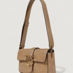 Borsa Pinko LOVE ONE CLASSIC SLOUCHY FL Beige - Foto 4