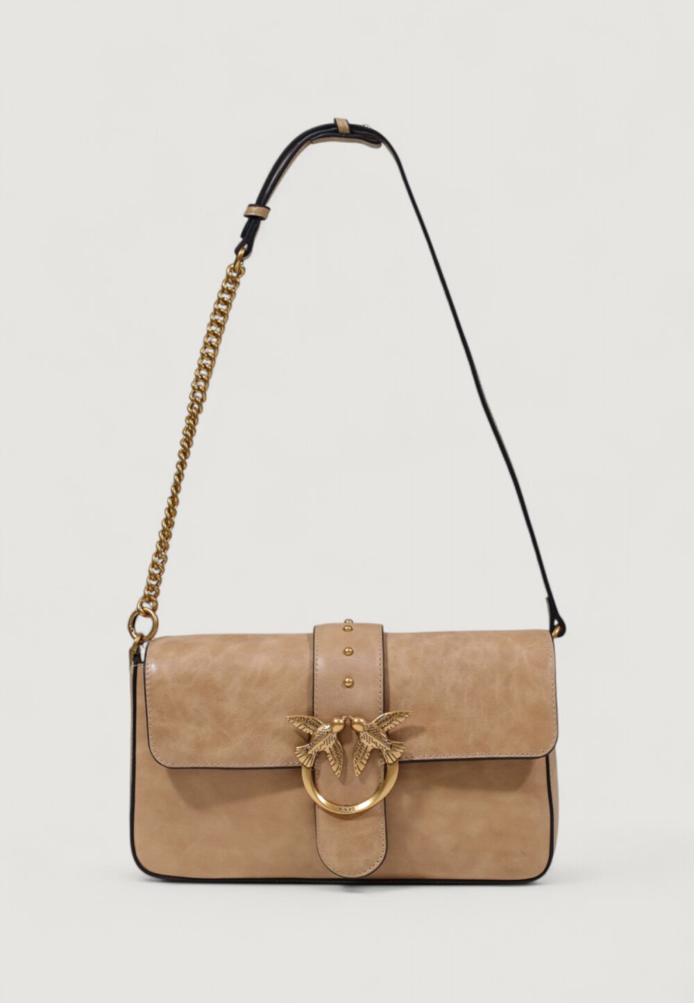 Borsa Pinko LOVE ONE CLASSIC SLOUCHY FL Beige - Foto 2