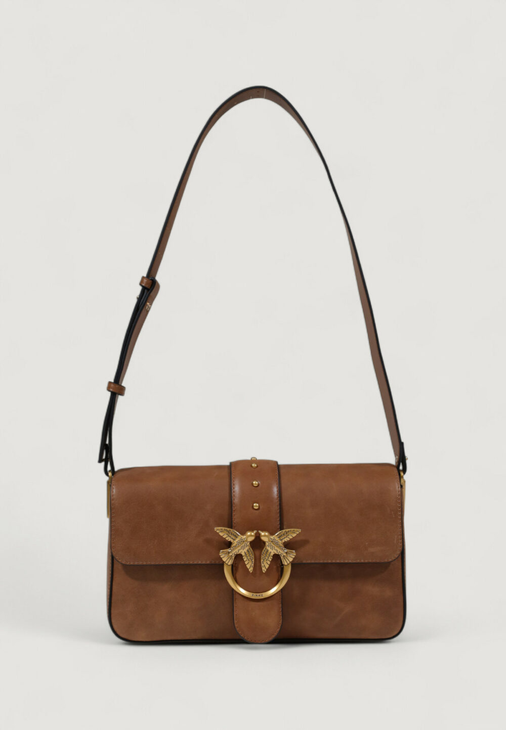 Borsa Pinko LOVE ONE CLASSIC SLOUCHY FL Marrone - Foto 1