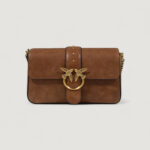 Borsa Pinko LOVE ONE CLASSIC SLOUCHY FL Marrone - Foto 2