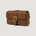Borsa Pinko LOVE ONE CLASSIC SLOUCHY FL Marrone - Foto 5