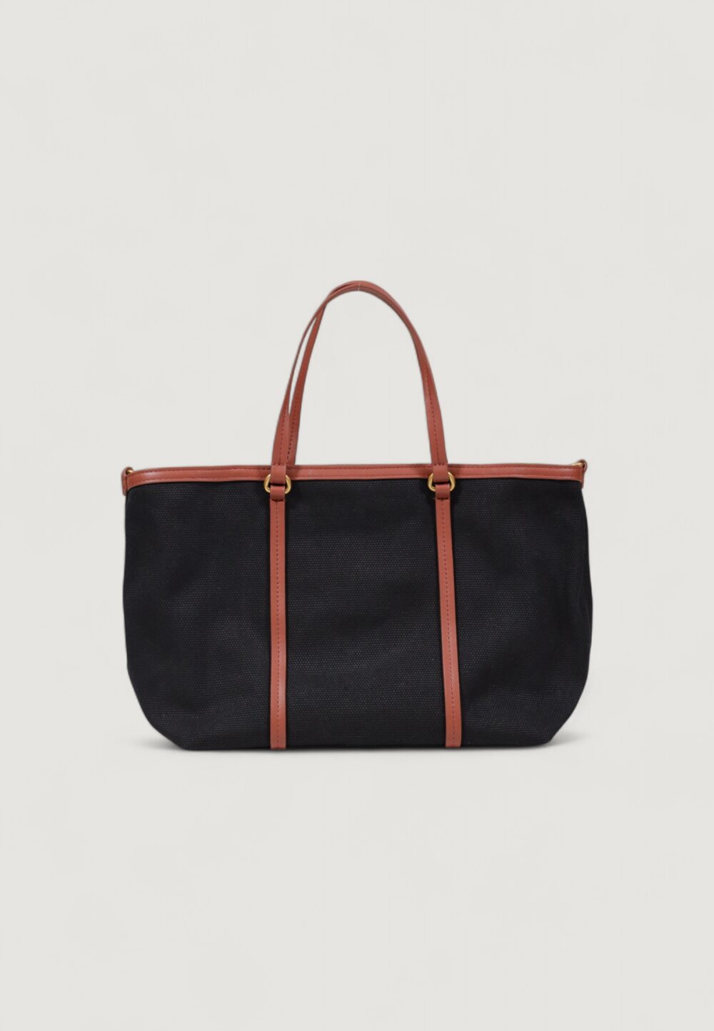 Borsa Pinko MIRANDA SHOPPER CLASSIC CANVAS Nero - Foto 5