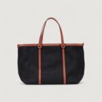 Borsa Pinko MIRANDA SHOPPER CLASSIC CANVAS Nero - Foto 5