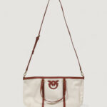 Borsa Pinko MIRANDA SHOPPER CLASSIC CANVAS Panna - Foto 1