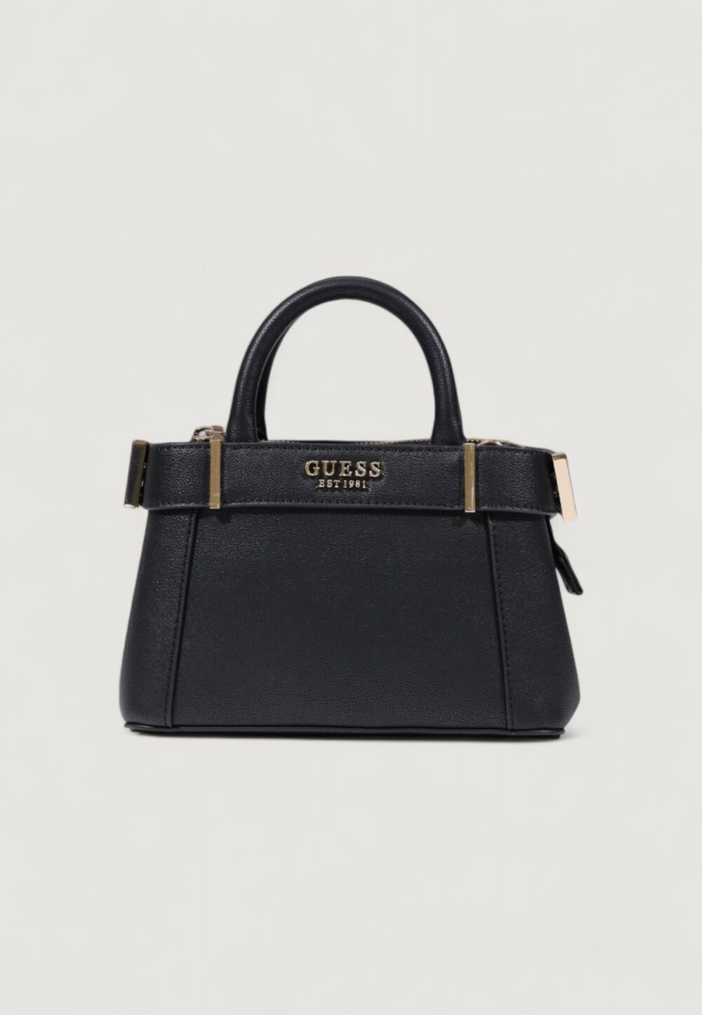 Borsa Guess ANADELA MINI SATCHEL Nero - Foto 2