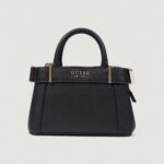 Borsa Guess ANADELA MINI SATCHEL Nero - Foto 2