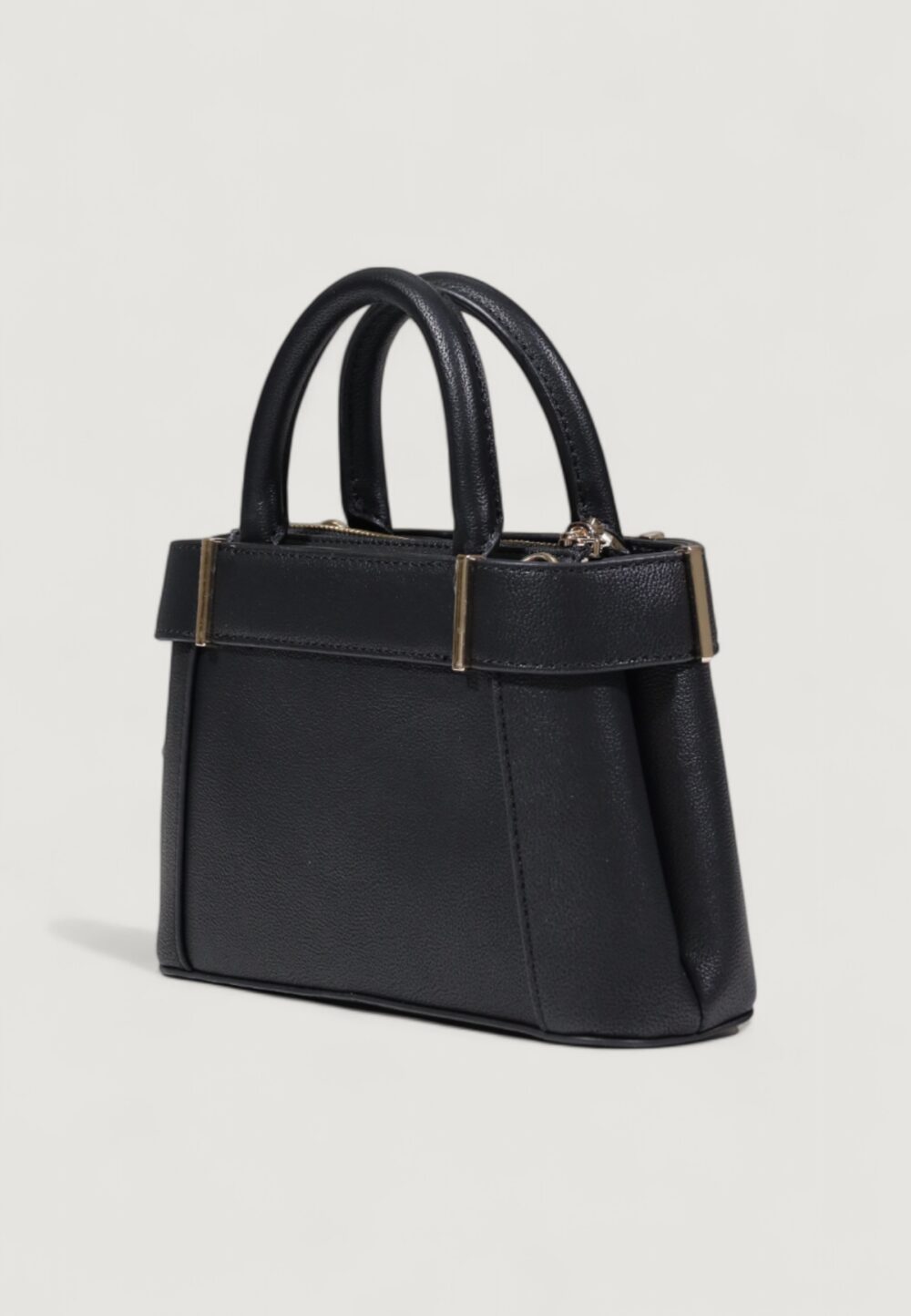 Borsa Guess ANADELA MINI SATCHEL Nero - Foto 5