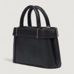 Borsa Guess ANADELA MINI SATCHEL Nero - Foto 5