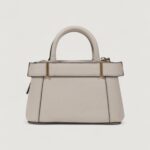 Borsa Guess ANADELA MINI SATCHEL Taupe - Foto 4