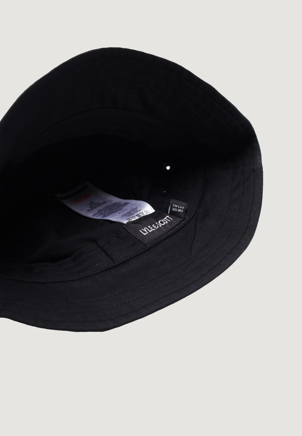 Cappello alla pescatora Lyle & Scott BUCKET HAT Nero - Foto 4