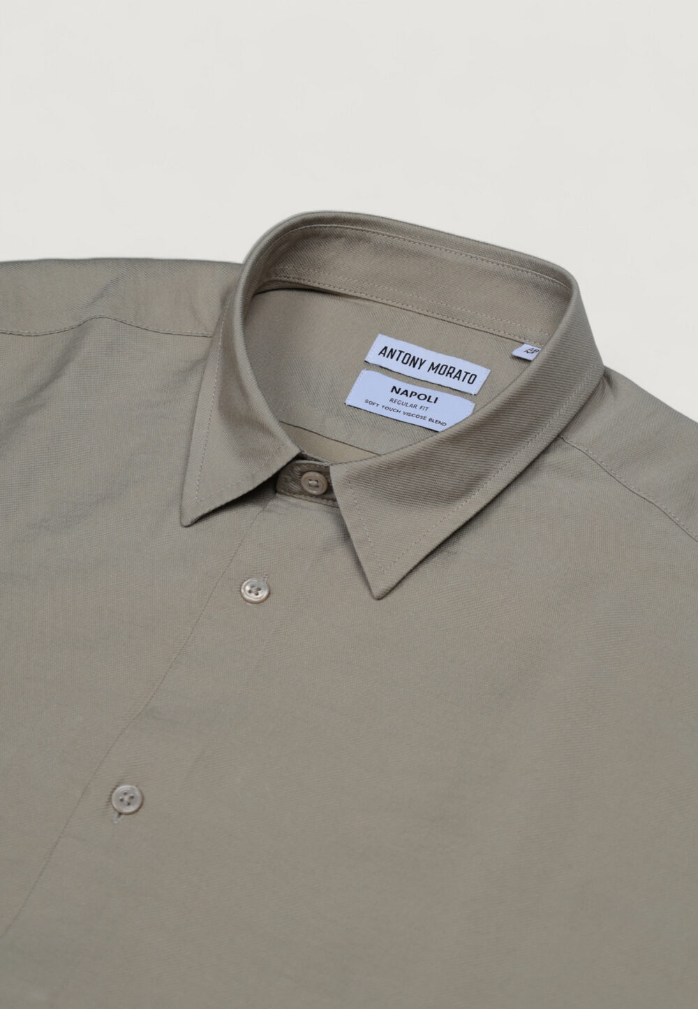 Camicia manica lunga Antony Morato SHIRT NAPOLI REGULAR FIT Beige - Foto 3