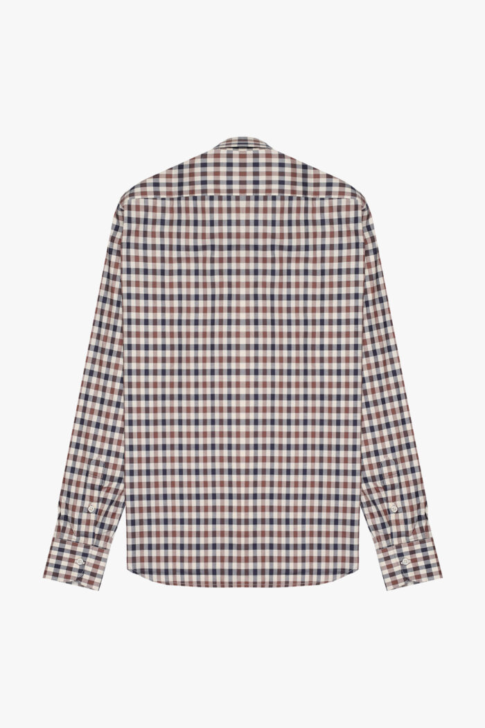 Camicia manica lunga Aquascutum ACTIVE CLUB CHECK SHIRT Beige