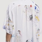Camicia manica corta Desigual CAM CRAY Bianco - Foto 5