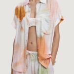 Camicia manica corta Desigual CAM OPAL Rosa - Foto 1