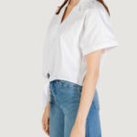 Camicia manica lunga Jacqueline de Yong JDYMIO S/S KNOT SHIRT WVN DIA Bianco - Foto 2